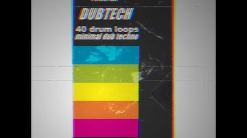 Dubtech Drum Loops Minimal Dub Techno Sample Pack