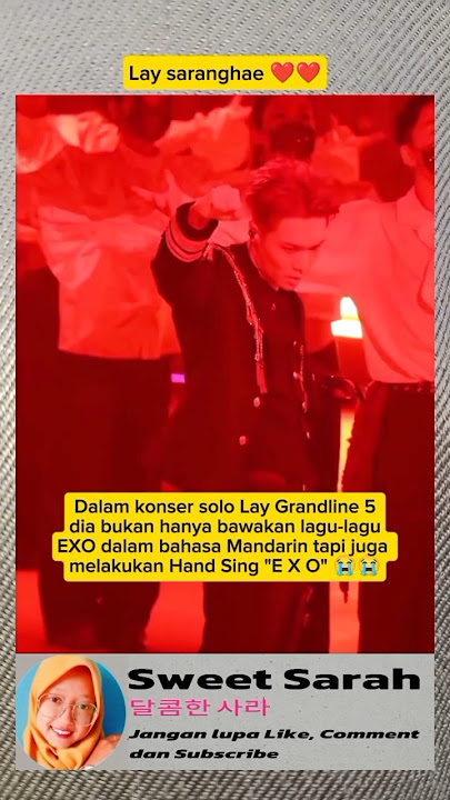 lay bawakan lagu MAMA #lay #exo #weareone