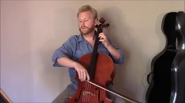 Cello Metronome Practice: Bach G Major Minuets 100 BPM