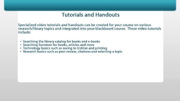 Embedded Librarian Program