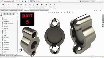 Design Car suspension system part 5 #solidworks #car #design #3d