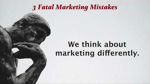 3 Fatal Marketing Mistakes Small Businesses Must Avoid | Business Marketing Strategies