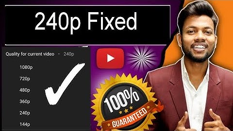 How To Upload Video On Youtube | 240p and 480 not showing |@ManojDey