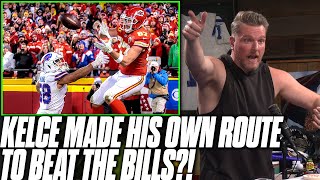 Travis Kelce Called His Own Play To Beat Bills In Divisional Round | Pat McAfee Reacts