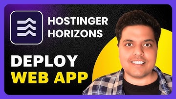 How To Deploy / Publish a Web App in Hostinger Horizons | Quick Guide