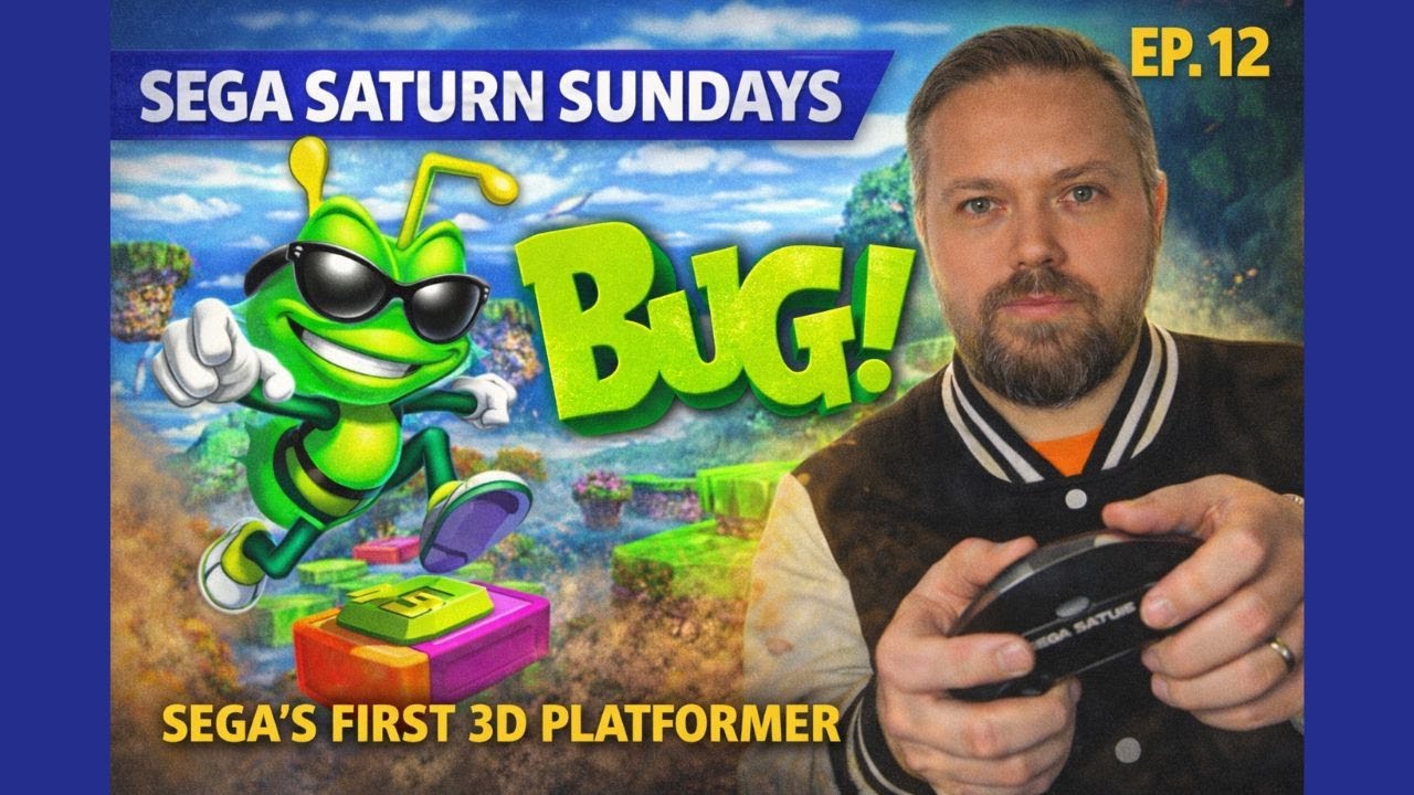 Sega Saturn Sundays, выпуск 12 – BUG! | Первый 3D-платформер от Sega
