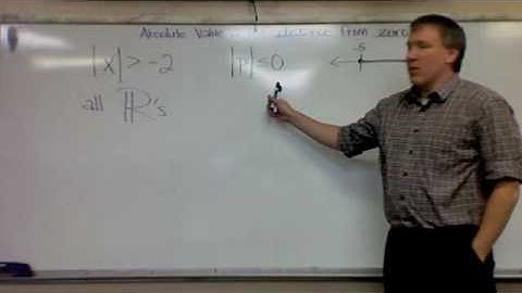 Algebra 2 -- Lesson 1.4/6 - Absolute Value (Part II)
