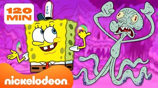 SpongeBob | Tutti i mostri di Bikini Bottom! | Compilation di 2 ore | Nickelodeon Italia