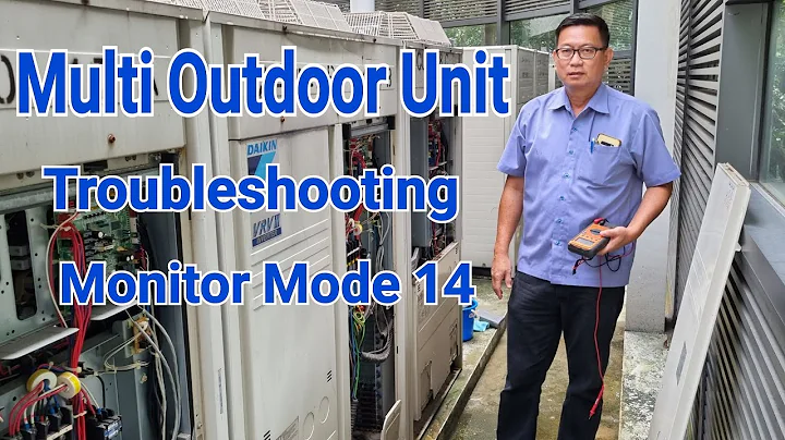 How to diagnosis multi-outdoor-unit error using monitor mode 14 | Daikin VRV3