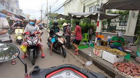 Tình hình chợ Cần Giuộc vẫn bán bình thường nha bà con - Giãn Cách xã hội ở Cần Giuộc