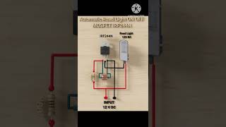 Automatic Street Light ON/OFF 💡 | LDR + MOSFET IRF244N MOSFET 12V Project ⚡