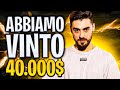 ABBIAMO VINTO 40.000$ SU FORTNITE DA DONARE IN BENEFICENZA