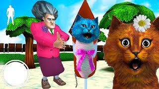 картинка: ЧТО СДЕЛАЛА МИСС ТИ Злая Учительница Scary Teacher 3D ДЕЛАЮ КОНЦОВКУ против Miss T КОТЁНОК ВЕСНУШКА
