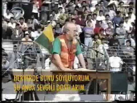 Mezopotamyalı Yalçın Küçük 1992 yılında Almanyada PKK için konuşması