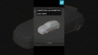 most simple car rigging method in Blender with constraints #b3d #blender #tutorial #3d