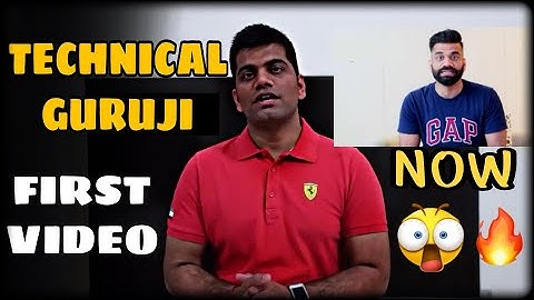 Technical Guruji First Video | My First Video | Gaurav Chaudhary First Video| Technical Guruji Story