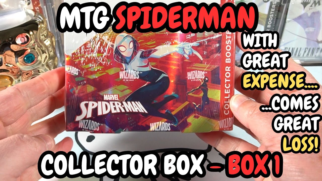 Spiderman MTG Collector Booster Box Break - Box 1 With great expense comes great loss!