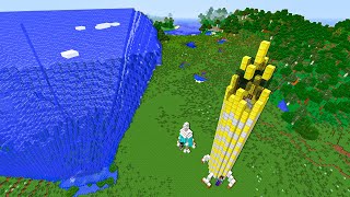 САМЫЙ ВЫСОКИЙ ДОМ РАКЕТА НУБА ПРОТИВ ЦУНАМИ В МАЙНКРАФТ ! ПРО ПОСТРОИЛ ДОМ MINECRAFT МУЛЬТИК