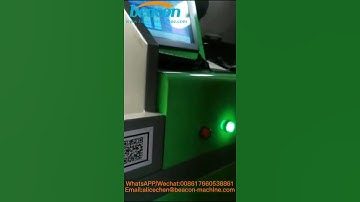 Good feedback video about BEACON MACHINE CRS5000 common rail injector test bench CRS3000 piezo test