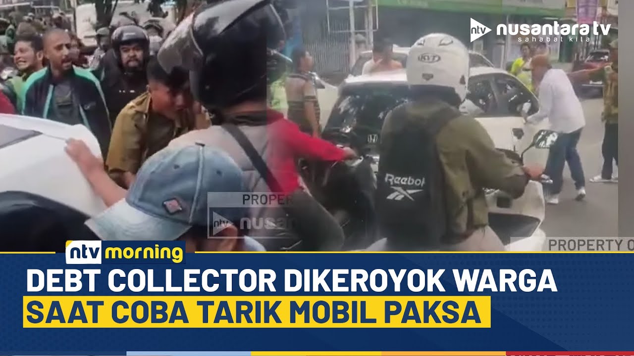 2 Debt Collector Dihajar Massa Saat Hendak Tarik Paksa Mobil di Medan | NTV MORNING