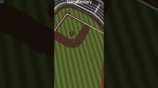 i Built a Large Baseball Stadium in Minecraft!