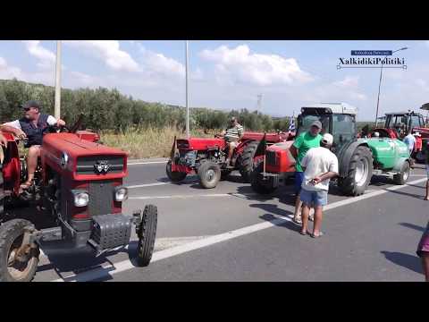 για 2η φορά έκλεισαν  το δρόμο οι κάτοικοι του Αγίου Μάμα,στη Χαλκιδική