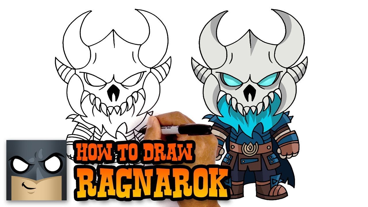 How to Draw Fortnite | Ragnarok - YouTube