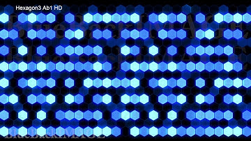 illumination LED Light Hexagon pattern abstract block wall background Hexagon3 Ab1 HD