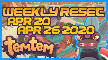 TEMTEM WEEKLY RESET UPDATE #9 - WILD LUMA BIGU! Weekly Information Guide for Apr. 20th - Apr. 26th!
