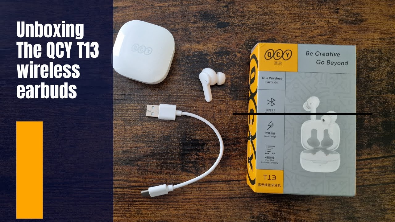 Unboxing  QCY T13 Wireless Bluetooth Earbuds 