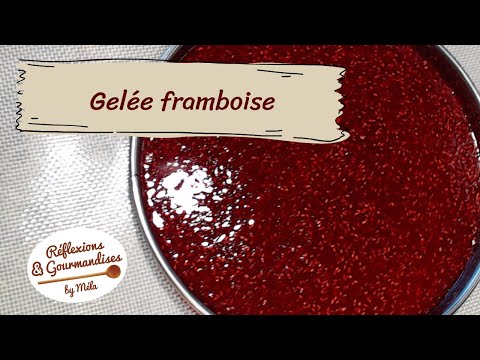 Insert de gelée framboise