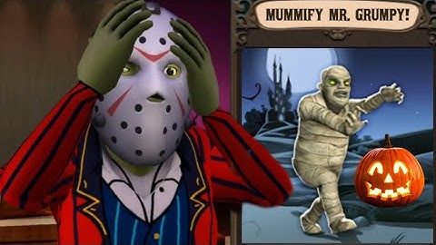 Scary Stranger 3D - Mummify Mr Grumpy [Spooky Season] Gameplay - Walkthrough - Android - ios