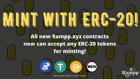 [No-Code] Mint an NFT with ANY ERC-20 token using Rampp.xyz