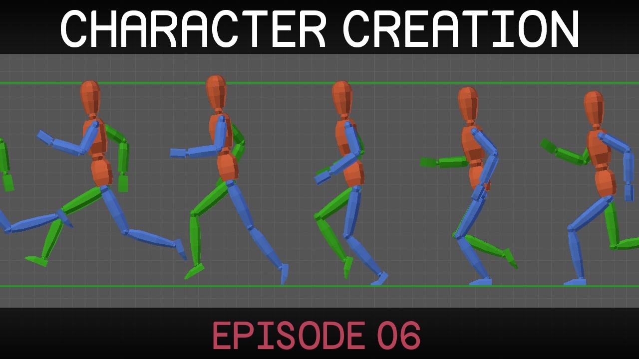 Blender Character Creation (E06: Run animation) - YouTube