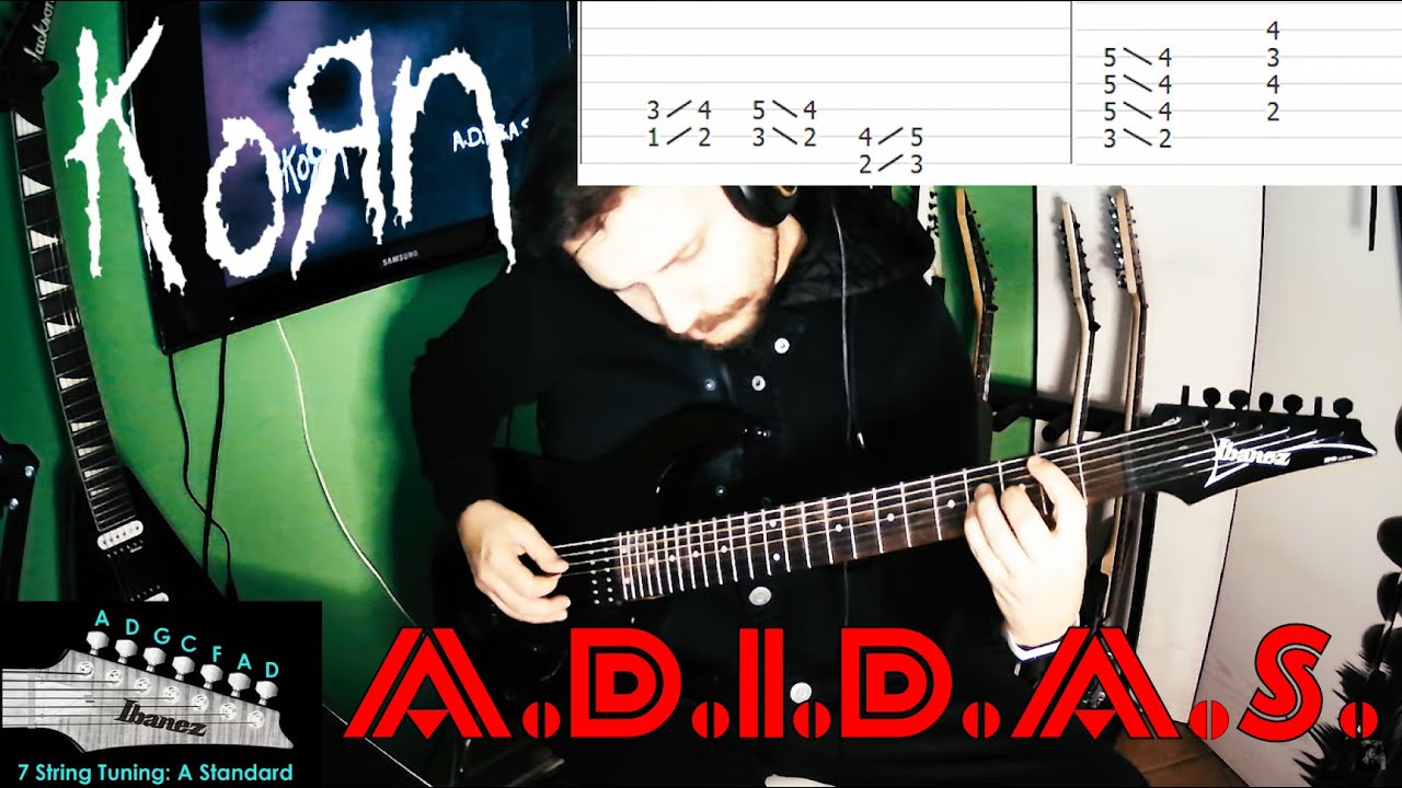 Korn tabs. Табулатуры адидас. korn - a.d.i.d.a.s. гитара адидас. korn adidas.