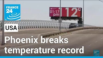 Phoenix breaks temperature record with 19th day of extreme heat • FRANCE 24 English