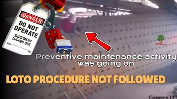 How Lack of LOTO Caused a Near Miss | Industrial Safety Case Study#loto#safetyvideo #safetyvideos