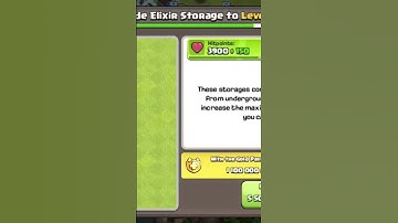 Elixir Level 17 upgrade Started in CoC #clashofclans #trending #supercell