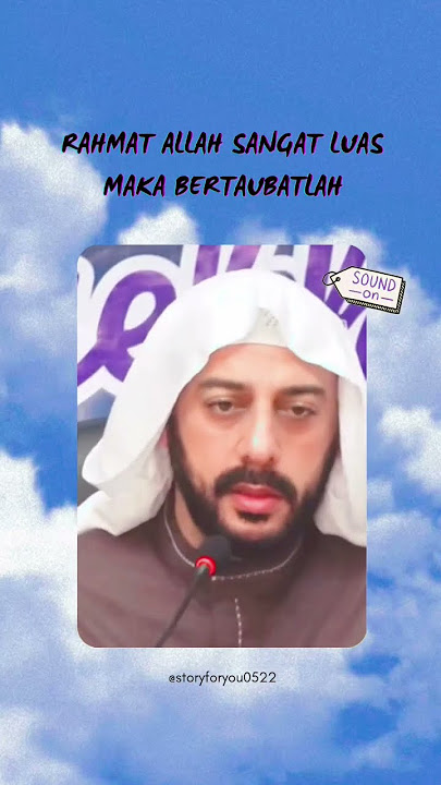 Rahmat Allah sangat luas, maka bertaubatlah! #syekhalijaber #dakwahislam #dakwahislami