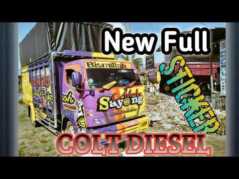 pemasangan Sticker Truk  Colt  Diesel  YouTube