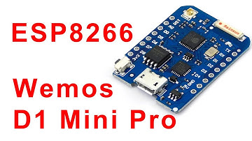 ESP8266 и Ардуино. Wemos D1 Mini Pro