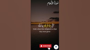 اكتب شيء تؤجر عليه 🤍 🤲🏻 #quran #اسلام #قرآن #راحة_نفسية #سورة_الانعام