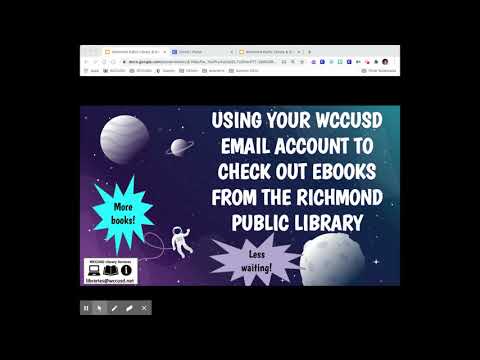 WCCUSD Sora & Richmond Public Library access