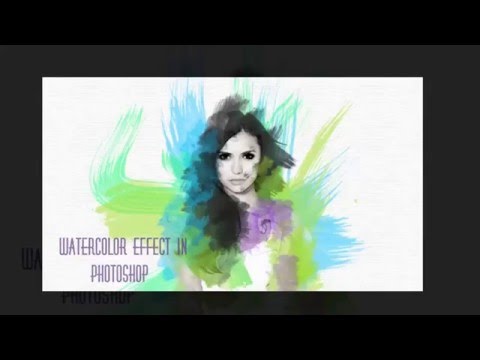 Watercolor Effect Tutorial For Photoshop (cc/cs/cs/cs)