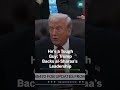 Trump: “Strong leader, tough guy — I liked him and got along with him” on Syria’s al‑Sharaa