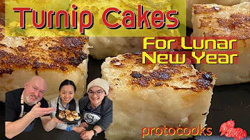 Turnip cake with Chef Frank, Frankie & Scott for Lunar New Year