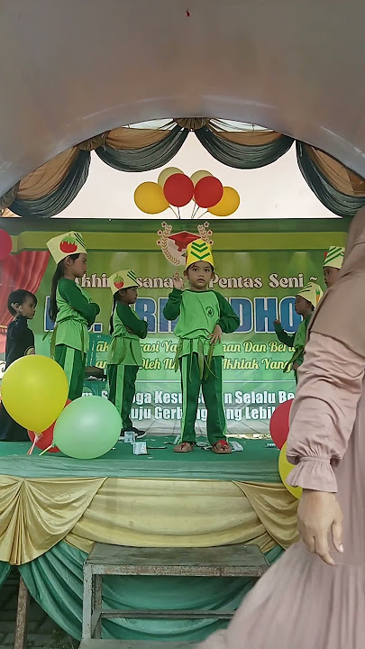 Tari anak paud lagu sayuran #shorts