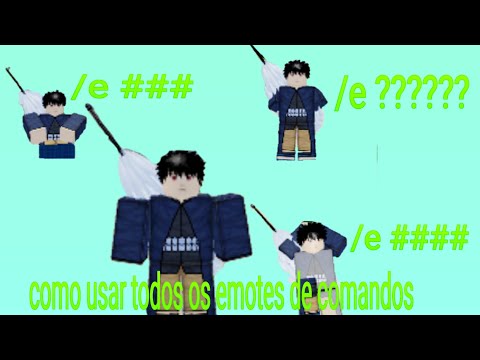 HOW TO EMOTES IN SHINDO LIFE • SHINDO LIFE #1 