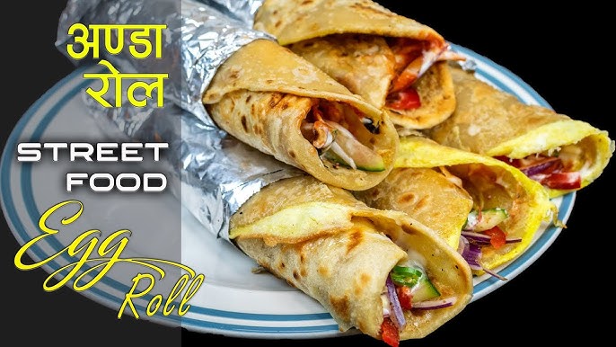 Kolkata style egg roll, Street style egg roll recipe, Kathi roll, Egg  wrap, Foodworks