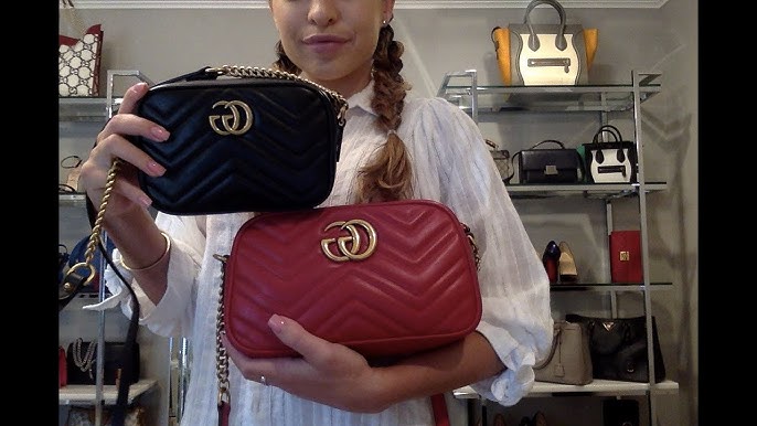 REVIEW GUCCI MARMONT CAMERA BAG (small size) 